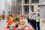 Lễ đóng nắp hầm dự án khu căn hộ Hồ Thiên Nga - Coteccons & Ecopark